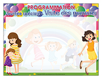 Programmation-Journée spéciale-Visite des mamans