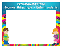 Programmation-Journée thématique-Enfant vedette