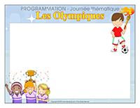 Programmation-Journée thématique-Les Olympiques Programmation-Journée thématique-Les Olympiques