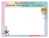 Programmation-Journée thématique-Les métiers Programmation-Journée thématique-Les métiers