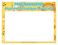 Programmation-Journée thématique-Musicale Programmation-Journée thématique-Musicale