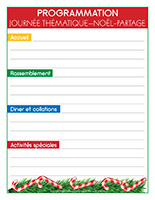 Programmation-Journée thématique-Noël-Le partage