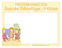 Programmation-Journée thématique-Pyjama Programmation-Journée thématique-Pyjama