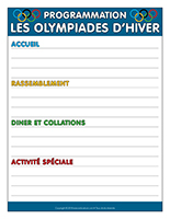 Programmation-Les olympiades d'hiver