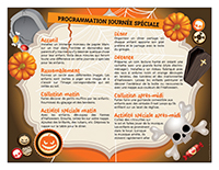 Programmation fête d'Halloween