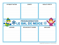 Programmation interactive-Bal de neige