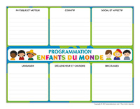 Programmation interactive-Enfants du monde