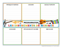 Programmation interactive-Instruments de musique