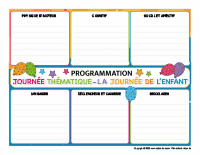 Programmation interactive-Journée-thématique-Journée de l’enfant