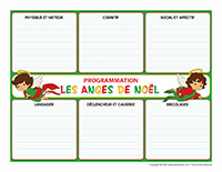 Programmation interactive-Les anges de Noel