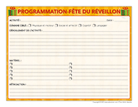 Programmation interactive-Noël-Fête du réveillon