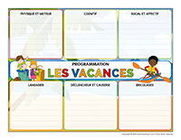 Programmation interactive-Vacances