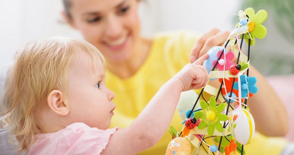 Programmation sur le thème des décorations de Pâques avec les 0 à 6 mois