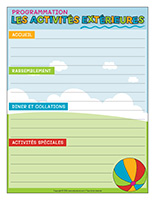 Programmation thematique-Activites exterieures