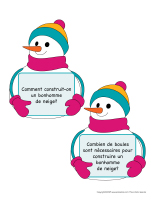 Questions causerie-Bonshommes de neige