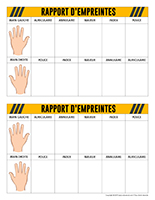 Rapport d’empreintes