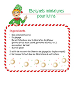 Recette-Beignets miniatures pour lutins