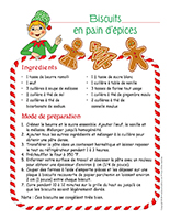 Recette-Biscuits en pain d'épices