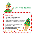 Recette-Sapin sucré des lutins
