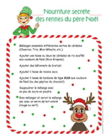 Comment faire une carte du départ des lutins avec le Père Noel