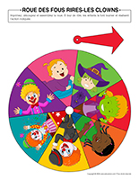 Roue des fous rires-Clowns