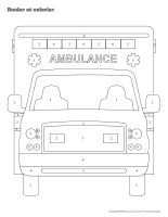 Rouler et colorier 3D-Ambulanciers-Ambulancières