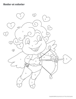 Rouler et colorier 3D-Saint-Valentin 2018