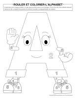 Rouler et colorier-Alphabet 2026