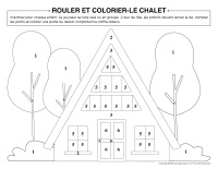 Rouler et colorier-Chalet