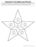 Rouler et colorier-Étoiles