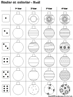 Rouler et colorier-Noel