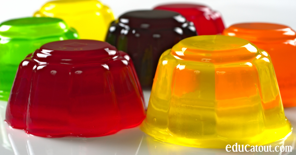 Roulés au Jell-O fruités et colorés