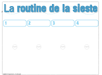 Routine visuelle de la sieste