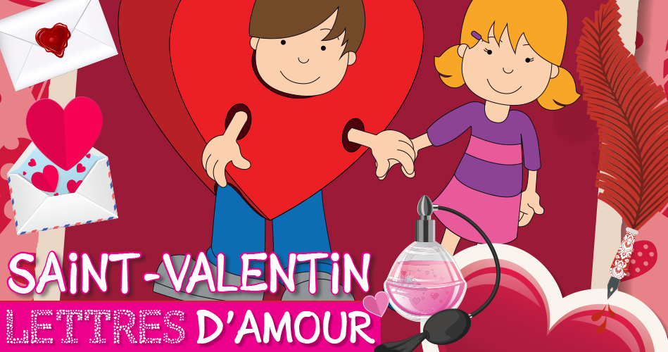 Saint-Valentin-Lettres damour