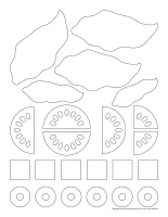 Salade en feutrine