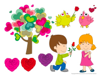 Scène-Saint-Valentin-Les roses Scène-Saint-Valentin-Les roses