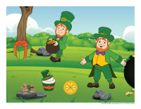 Scène de la Saint-Patrick géante