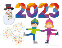 Scène du Nouvel An 2023-2