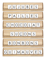 Scrabble réinventé-Pâques-Petites douceurs