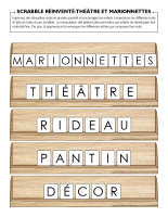 Scrabble réinventé-Théâtre et marionnettes
