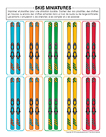 Skis miniatures