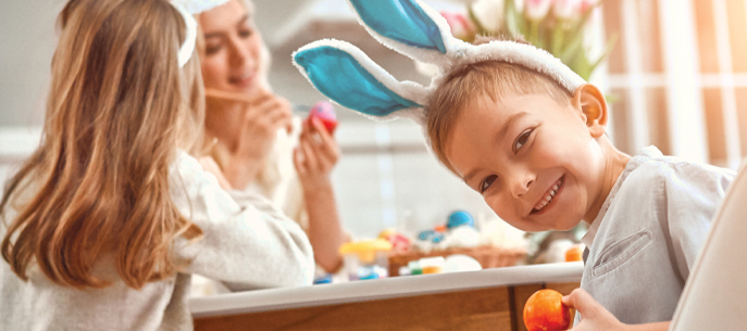 P�ques en petite enfance : une f�te � vivre avec les sens