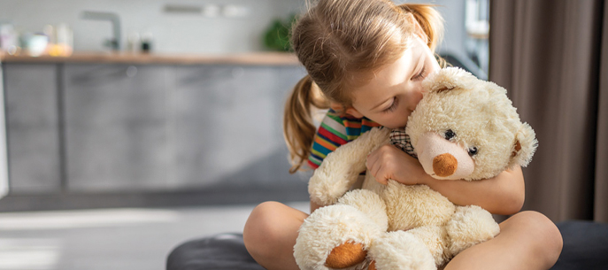 Les enfants autistes et les peluches