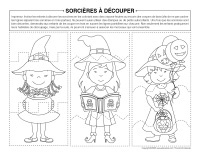 Sorcières à découper