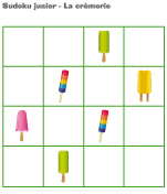 Sudoku junior-La crèmerie Sudoku junior-La crèmerie