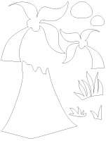 Tableau de feutrine - Les dinosaures Tableau de feutrine - Les dinosaures
