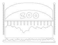 Tableau de feutrine-Le zoo