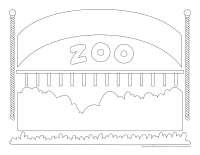 Tableau de feutrine-Le zoo Tableau de feutrine-Le zoo