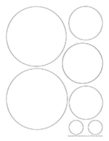 Tableau de feutrine geant–Le cercle-art