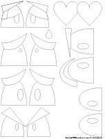 Tableau de feutrine géant-Les sentiments Tableau de feutrine géant-Les sentiments